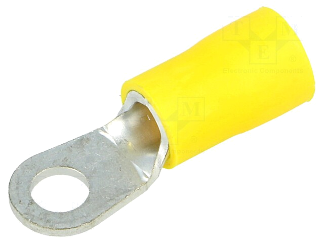 Uiteinde: oog; M4; Ø: 4,3mm; 2,5÷6mm2; klemmen; voor draad; vertind Uiteinde: oog; M4; Ø: 4,3mm; 2,5÷6mm2; klemmen; voor draad; vertind